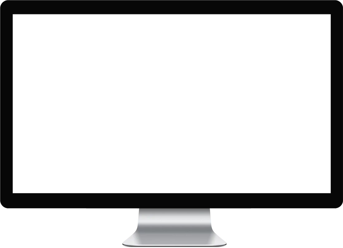 Promotional microsite - desktop screenshot frame