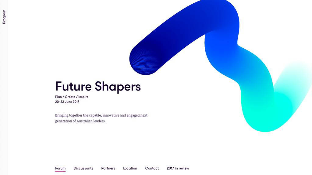Creative Website Design Canberra - Future Shapers ANU