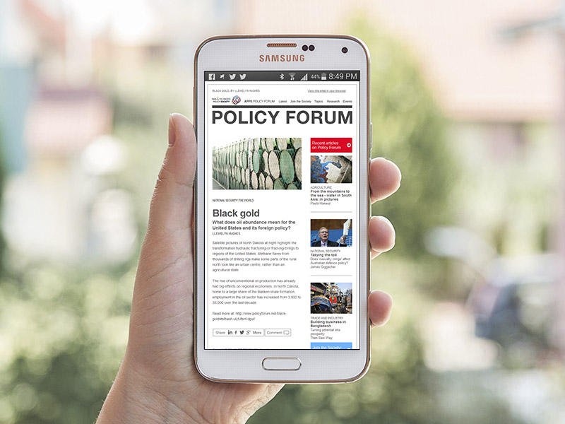 Public Policy - Dynamically generated email newsletter