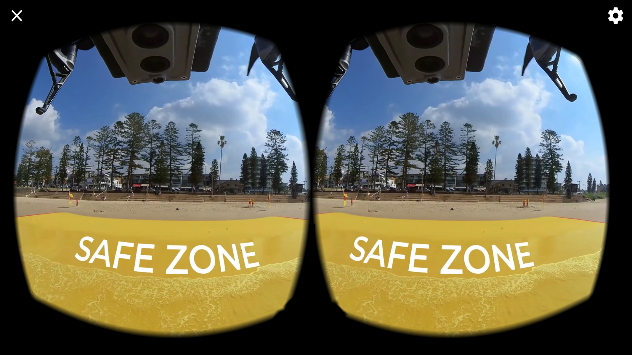 Surf Life Saving NSW - Interactive VR Drone Experience by Code and Visual - mobile screenshot landscape 1